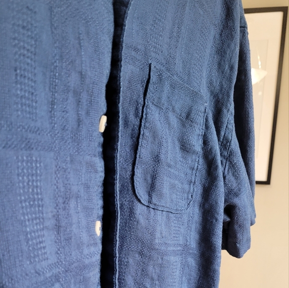 Tommy Bahama 100% Linen short sleeve shirt. US XXL Men's - Picture 3 of 9